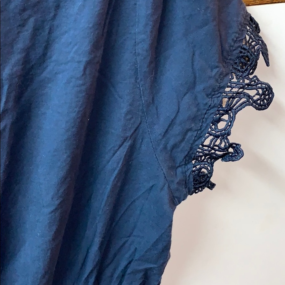 Beautiful blue “Whyte Eyelash” dress size M - Picture 7 of 16